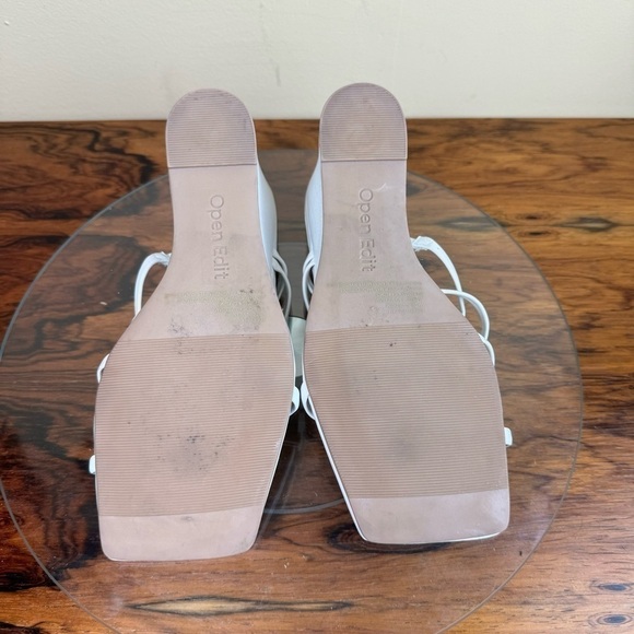 Open Edit Eryn Wedge Sandal in white - Picture 16 of 16